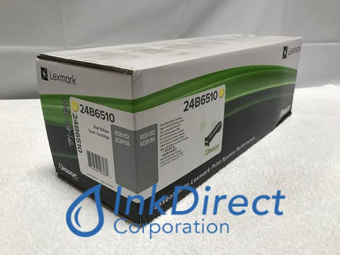 Genuine Lexmark 24B6510 Toner Cartridge Yellow Xc 6152 8155 Toner Cartridge