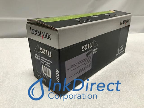 Genuine Lexmark 50F1U00 501U - Return Program Toner Cartridge Black MS510 MS510D MS510DN MS610 MS610DE MS610DN MS610DTE MS610DTN Toner , Lexmark - Laser Printer MS510, MS510D, MS510DN, MS610, MS610DE, MS610DN, MS610DTE, MS610DTN,