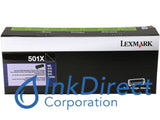 Genuine Lexmark 50F1X00 501X Return Program Toner Cartridge Black
