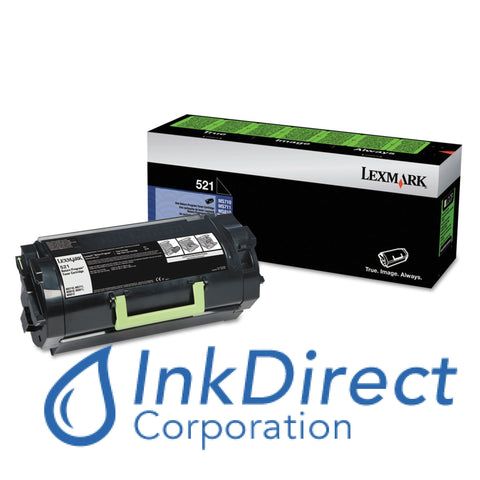 Genuine Lexmark 52D1000 521 - Return Program Toner Cartridge Black