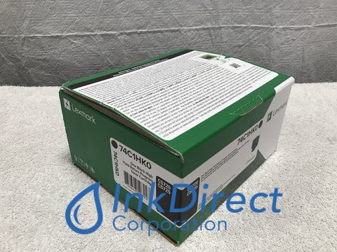 Genuine Lexmark 74C1HK0 Return Program Toner Cartridge Black CS 720de 720dte 725de 725dte Toner Cartridge