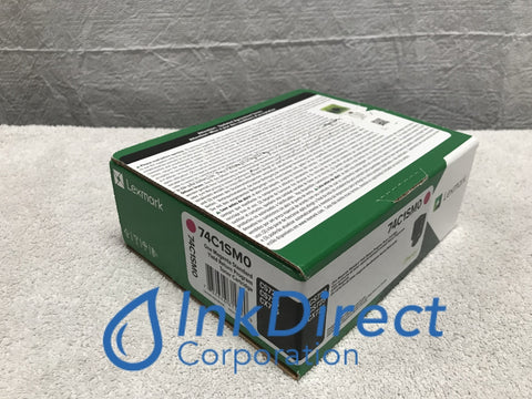 Genuine Lexmark 74C1SM0 Return Program Toner Cartridge Magenta CS 720de 720dte 725de 725dte CX 725de 725dhe 725dthe Toner Cartridge