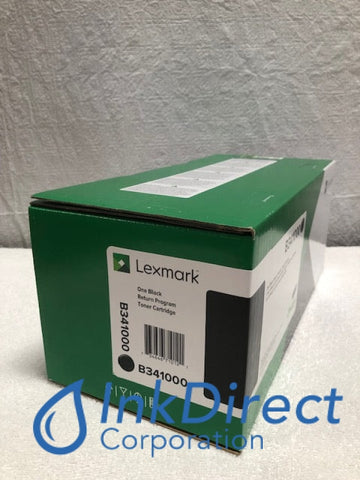 Genuine Lexmark B341000 Return Program Toner Cartridge Black Toner Cartridge , Lexmark   - Laser Printer   B3340dw,  B3442dw,  MB3442adw,  MB3442i, Ink Direct Corporation