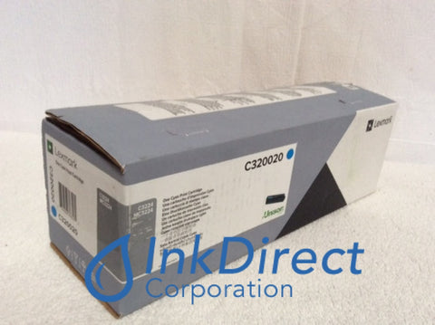 Genuine Lexmark C320020 Toner Cartridge Cyan Toner Cartridge , Lexmark   - Printer  Color Laser C3224dw,  MC3224adwe,  MC3224dwe,  MC3224i,