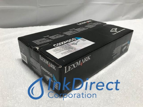 Genuine Lexmark C500H2CG Toner Cartridge Cyan, Laser Printer C500, C500N, - Multi Function X500N, X502N, Ink Direct Corporation
