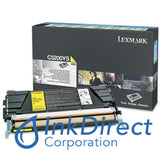 Genuine Lexmark C5200Ys Return Program Toner Cartridge Yellow , Laser Printer C520, C520N, C522N, C530DN,
