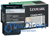 Genuine Lexmark C540A1Kg Return Program Toner Cartridge Black , Laser Printer C540, C540N, C543, C544, C544DN, C544DTN, C544DW, C544N, C546DTN, - Multi Function X543DN, X544DN, X544DTN, X544DW, X544N, X546DTN, X548DE, X548DTE,