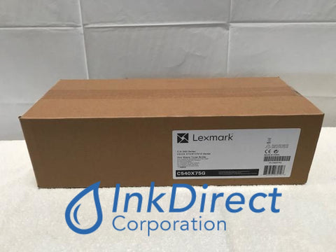 Genuine Lexmark C540X75G Waste Toner Container C540 C543 C543D C544 C544DN C544DW C546DTN CS310DN CS410 CS510DE CS510DTE CX310DN CX410D , Lexmark - Laser Printer C540, C540N, C543, C543DN, C544, C544DN, C544DTN, C544DW, C544N, C546DTN, - Multi Function X543DN, X544DN, X544DTN, X544DW, X544N, X546DTN, X548DE, X548DTE, Ink Direct Corporation