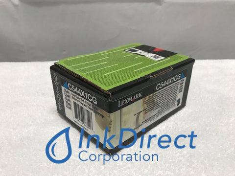 Genuine Lexmark C544X1CG Return Program Toner Cartridge Cyan C544 C544DN C544DTN C544DW C544N X534DN X544 X544DN X544DTN X544DW X544N X548DE , Lexmark - Laser Printer C544, C544DN, C544DTN, C544DW, C544N, - Multi Function X534DN, X544, X544DN, X544DTN, X544DW, X544N, X548DE, X548DTE, Ink Direct Corporation