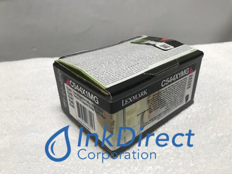 Genuine Lexmark C544X1MG Return Program Toner Cartridge Magenta C544 C544DN C544DTN C544DW C544N X534DN X544 X544DN X544DTN X544DW X544N , Lexmark - Laser Printer C544, C544DN, C544DTN, C544DW, C544N, - Multi Function X534DN, X544, X544DN, X544DTN, X544DW, X544N, X548DE, X548DTE, Ink Direct Corporation