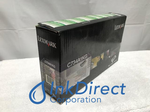 Genuine Lexmark C734A1KG Return Program Toner Cartridge Black C734 C734DN C734DTN C734DW C734N C736 C736DE C736DN C736DN C736DTN C736N