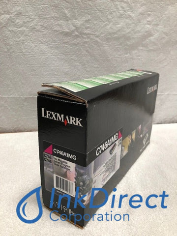 Genuine Lexmark C746A1MG Return Program Toner Cartridge Magenta Toner Cartridge , Lexmark - Laser Printer C746DN, C746DTN, C746N, C748DE, C748DTE, C748E,