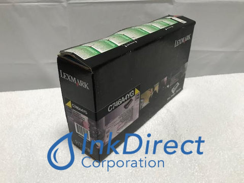 Genuine Lexmark C746A4YG Return program Toner Cartridge Yellow C736 C736DN C736DTN C746N C748DE C748DTE C748E Toner Cartridge
