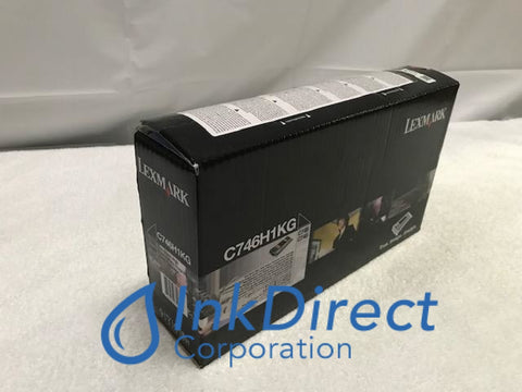 Genuine Lexmark C746H1KG Return Program Toner Cartridge Black C746 C746DN C746DTN C746N C748 C748DE C748DTE C748E Toner Cartridge