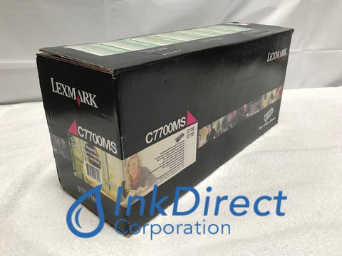 Genuine Lexmark C7700MS Return Program Print Cartridge Magenta C770 C770DN C770DTN C770N C772 C772DN C772DTN C772N X722E X772 Toner Cartridge , Lexmark - Laser Printer C770, C770DN, C770DTN, C770N, C772, C772DN, C772DTN, C772N, - Multi Function X722E, X772E, Ink Direct Corporation