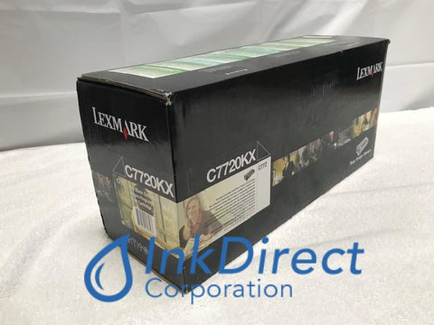 Genuine Lexmark C7720KX Return Program Print Cartridge Black C770N C C772N Print Cartridge , Lexmark - Laser Printer C770N, C772DN, C772DTN, C772N, - Multi Function X772E , Ink Direct Corporation
