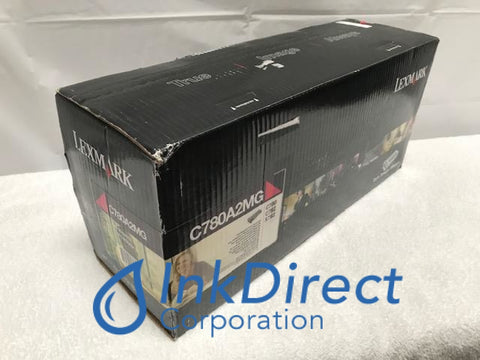 Genuine Lexmark C780A2MG Print Cartridge Magenta C780 C780DN C780DTN C780N C782 C782DN C782DTN C782N X782E Print Cartridge , Lexmark - Laser Printer C780, C780DN, C780DTN, C780N, C782, C782DN, C782DTN, C782N, - Multi Function X782E, Ink Direct Corporation