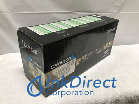 Genuine Lexmark C780H1CG Return Program Print Cartridge Cyan C780 C780DN C780DTN C780N C782 C782DN C782DTN C782N X782E Print Cartridge , Lexmark - Laser Printer C780, C780DN, C780DTN, C780N, C782, C782DN, C782DTN, C782N, - Multi Function X782E, Ink Direct Corporation