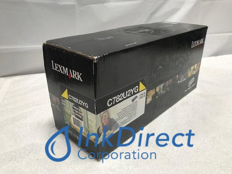 Genuine Lexmark C782U2YG Print Cartridge Yellow Laser Printer C782 C782DNXL C782DTNXL C782NXL X782EXL Print Cartridge , Lexmark - Laser Printer C782, C782DNXL, C782DTNXL, C782NXL, - Multi Function X782EXL, Ink Direct Corporation