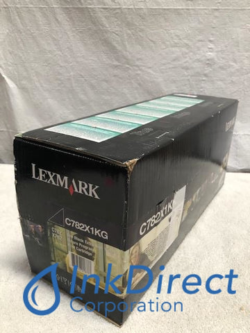Genuine Lexmark C782X1KG Return Program Print Cartridge Black C782 C782DN C782DTN C782N X782E Print Cartridge , Lexmark - Laser Printer C782, C782DN, C782DTN, C782N, - Multi Function X782E,