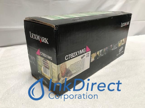 Genuine Lexmark C782X1MG Return Program Print Cartridge Magenta C782 C782DN C782DTN C782N X782E Print Cartridge , Lexmark - Laser Printer C782, C782DN, C782DTN, C782N, - Multi Function X782E, Ink Direct Corporation