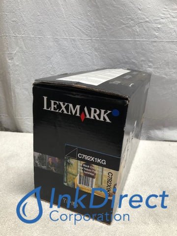 Genuine Lexmark C792X1KG Extra High Yield Return Program Toner Cartridge Black Toner Cartridge , Lexmark - Laser Printer C792DE, C792DHE, C792DTE, C792E,