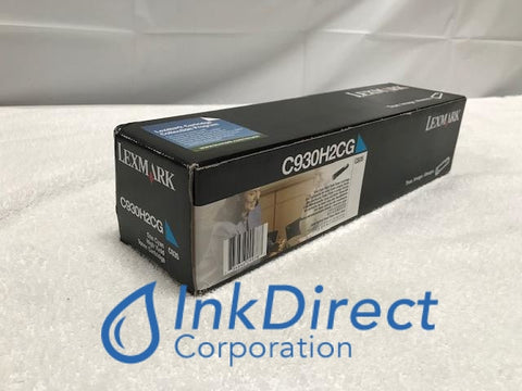 Genuine Lexmark C930H2CG High Yield Toner Cartridge Cyan C935 C935DN C935DTN C935HDN Toner Cartridge , Lexmark - Laser Printer C935, C935DN, C935DTN, C935HDN , Ink Direct Coporation