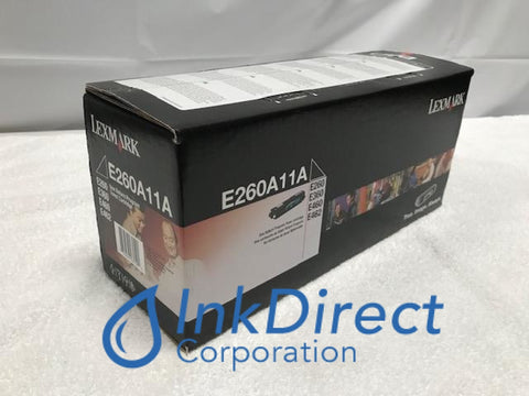 Genuine Lexmark E260A11A Standard Yield - Returned Program Toner Cartridge Black E260 E360 E460 Toner Cartridge