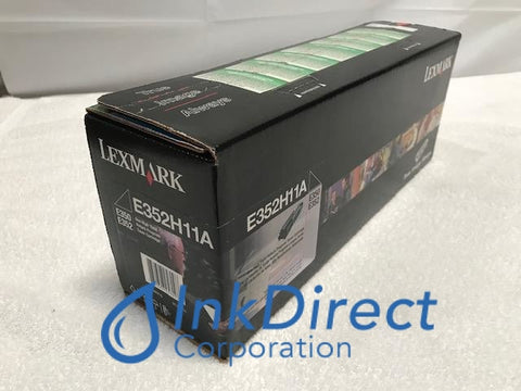 Genuine Lexmark E352H11A ( E352H21A ) Return Program Toner Cartridge Black E350 E352 Toner Cartridge