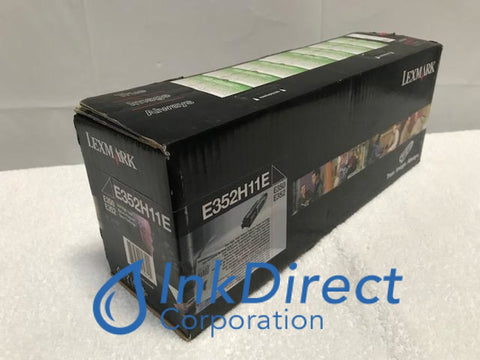 Genuine Lexmark E352H11E ( E352H11A E352H21A ) Toner Cartridge Black E350D E350DN E352DN Toner Cartridge