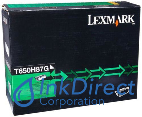 Genuine Lexmark T650H87G Hy Print Cartridge Black