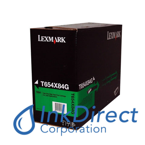 Genuine Lexmark T654X84G Print Cartridge Black