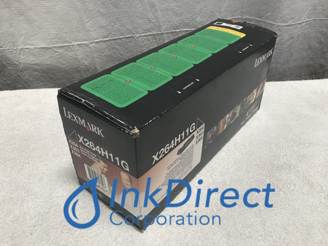 Genuine Lexmark X264H11G (X264H21G) Return Program Toner Cartridge Black Toner Cartridge