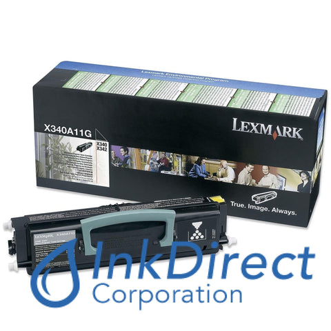 Genuine Lexmark X340A11G Return Program Toner Cartridge Black
