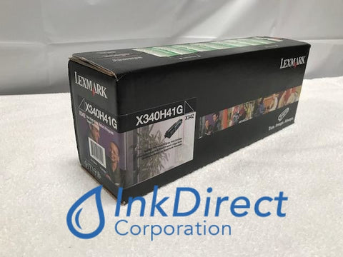 Genuine Lexmark X340H41G X340H11G X340H80G Return Program Toner Cartridge Black X340 X340 MFP X340N X342 X342 MFP X342N Toner Cartridge , Lexmark - Multi Function X340, X340 MFP, X340N, X342, X342 MFP, X342N, Ink Direct Corporation