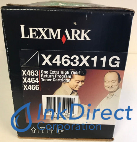 Genuine Lexmark X463A11G Return Program Toner Cartridge Black