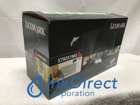 Genuine Lexmark X792X1MG Return Program Toner Cartridge Magenta X792DE X792DTE X792DTFE X792DTME X792DTPE X792DTSE Toner Cartridge , Lexmark - Multi Function X792DE, X792DTE, X792DTFE, X792DTME, X792DTPE, X792DTSE,