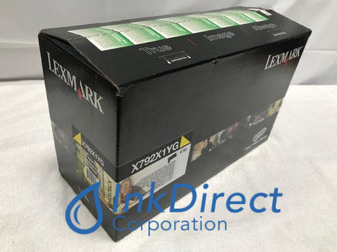 Genuine Lexmark X792X1YG Return Program Print Cartridge Yellow X792DE X792DTE X792DTFE X792DTME X792DTPE X792DTSE Print Cartridge , Lexmark - Multi Function X792DE, X792DTE, X792DTFE, X792DTME, X792DTPE, X792DTSE,