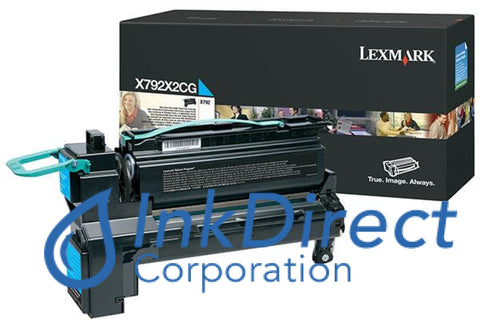 Genuine Lexmark X792X2Cg X792 Toner Cartridge Cyan