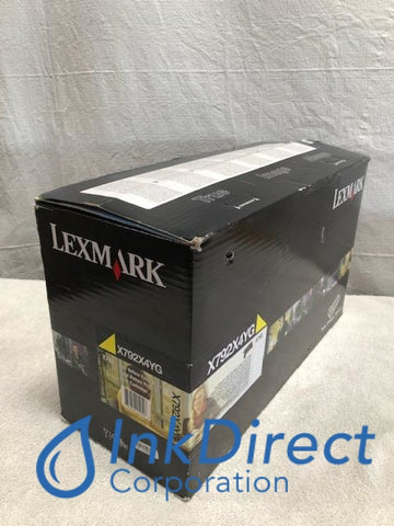 Genuine Lexmark X792X4YG Return Program Print Cartridge Yellow Print Cartridge , Lexmark - Multi Function X792DE, X792DTE, X792DTFE, X792DTME, X792DTPE, X792DTSE,