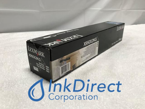 Genuine Lexmark X950X2KG Toner Cartridge Black X950de X950dhe X952de X954de Toner Cartridge , Lexmark - Laser Printer X950de, X950dhe, X952de, X954de, Ink Direct Corporation