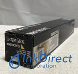 Genuine Lexmark X950X2YG Toner Cartridge Yellow X950de X950dhe X952de X954de Toner Cartridge , Lexmark - Laser Printer X950de, X950dhe, X952de, X954de