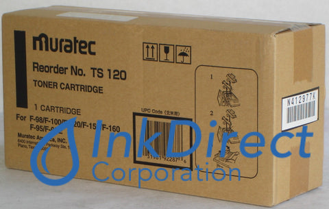 Genuine Muratec Ts120 Ts-120 Toner Black , Muratec - Fax Laser F 100, 120, 150, 160, 95, 95E, 98,