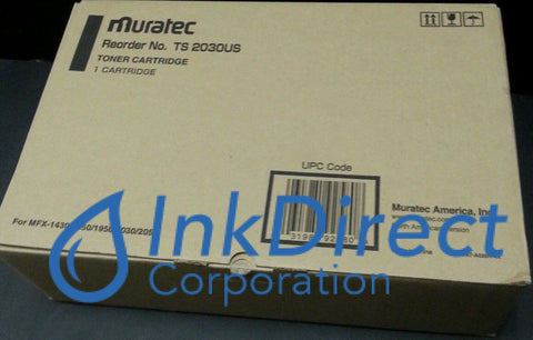 Genuine Muratec Ts2030 Ts-2030 Ts 2030Us Toner Cartridge Black , Muratec - Fax Laser MFX 1430, 2030,