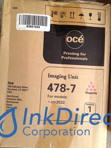 Genuine Oce 4787 478-7 Image Unit Magenta
