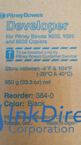 Genuine Oce-Pitney Bowes-Imagistic 3840 384-0 Developer Black