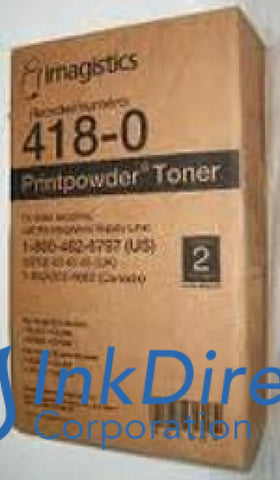 Genuine Oce-Pitney Bowes-Imagistic 4180 418-0 Same 302A Toner Cartridge Black