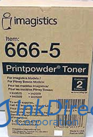 Genuine Oce-Pitney Bowes-Imagistic 6665 666-5 Toner Black
