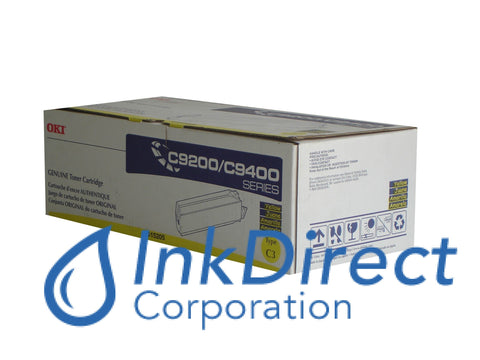 Genuine Okidata 41515205 Type C3 Toner Yellow , Okidata - Laser Printer Oki C9000, C9200, C9200DXN, C9200N, C9400 , C9400DXN, C9400N
