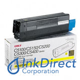 Genuine Okidata 42127401 C5100 / C5300 Toner Yellow , Okidata - Laser Printer Oki C5100, C5100N, C5150N, C5200N, C5250, C5300, C5300N, C5400, C5400N, C5450, C5510MFP, - Multi Function Oki C5510N